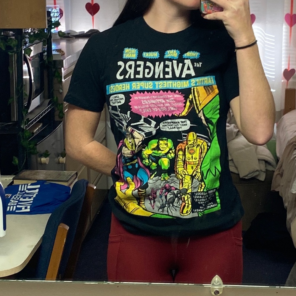 Marvel comic shirt